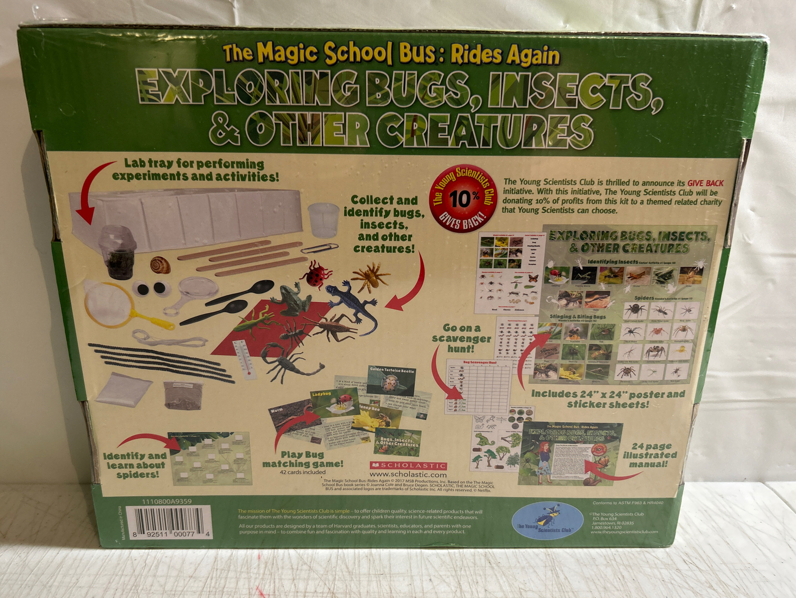 The Magic School Bus Exploring Bugs, Insects & Creatures Science Kit BO5