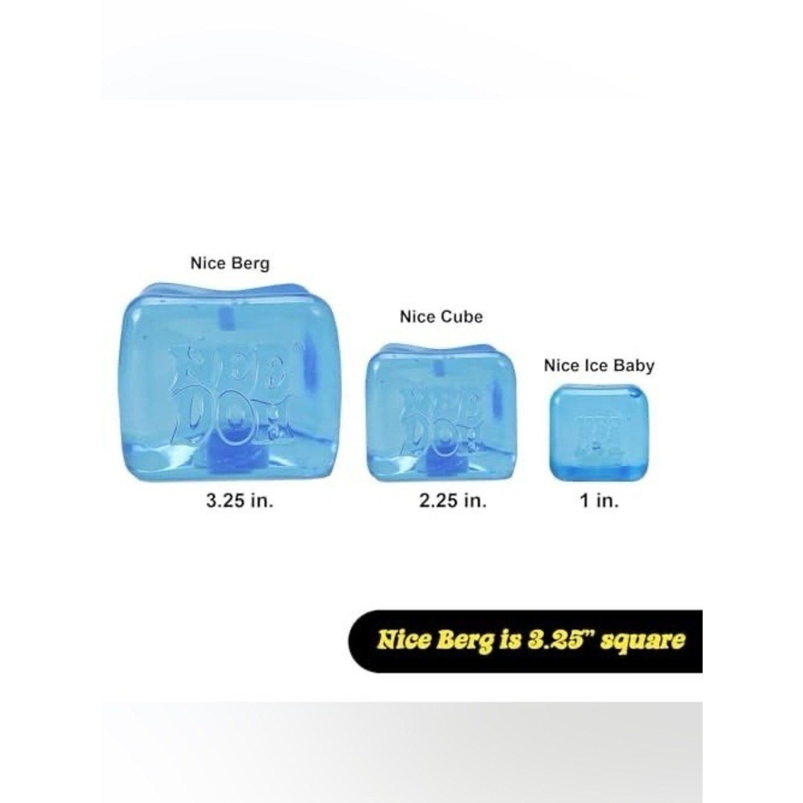 NeeDoh Nice Berg Blue – Giant Sensory Toy – 1 pc – Sealed in BOX!