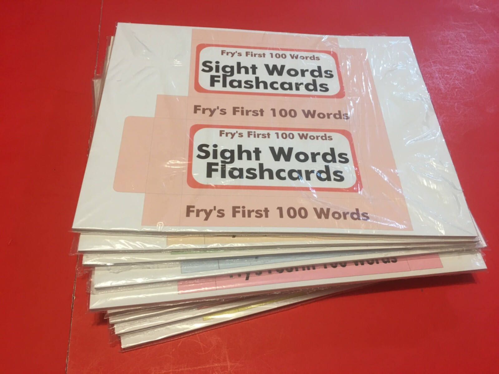 DIY – Fry’s 1000 Sight Words set – Reading – PRINTED & UNCUT – 1000 cards