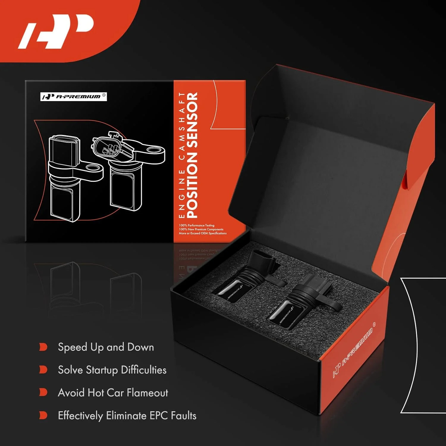 A-Premium Camshaft Position Sensor Left & Right – Compatible with Nissan, Infini