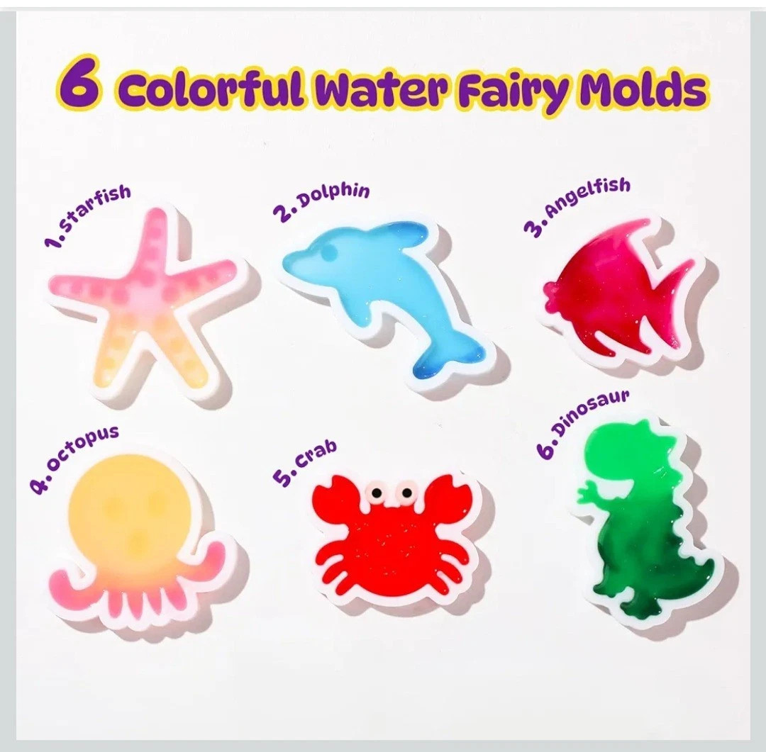 Magic Water Elf Create Your Own Magical Water Pets Kit 10 Colors 23 PCS STEM Toy