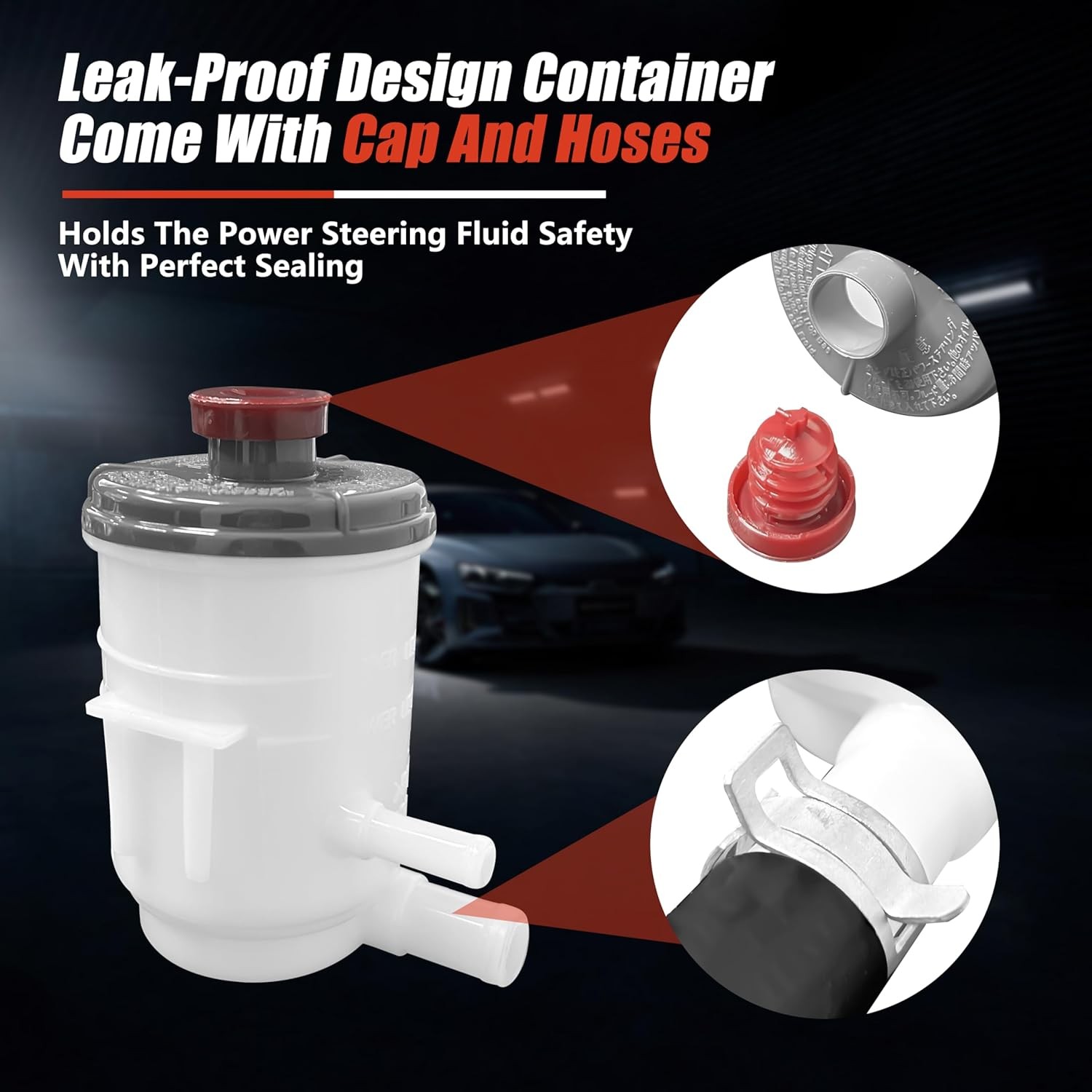 Power Steering Reservoir Kits For Honda Accord 2.4L L4 2003-2007 Acura RL TL TSX