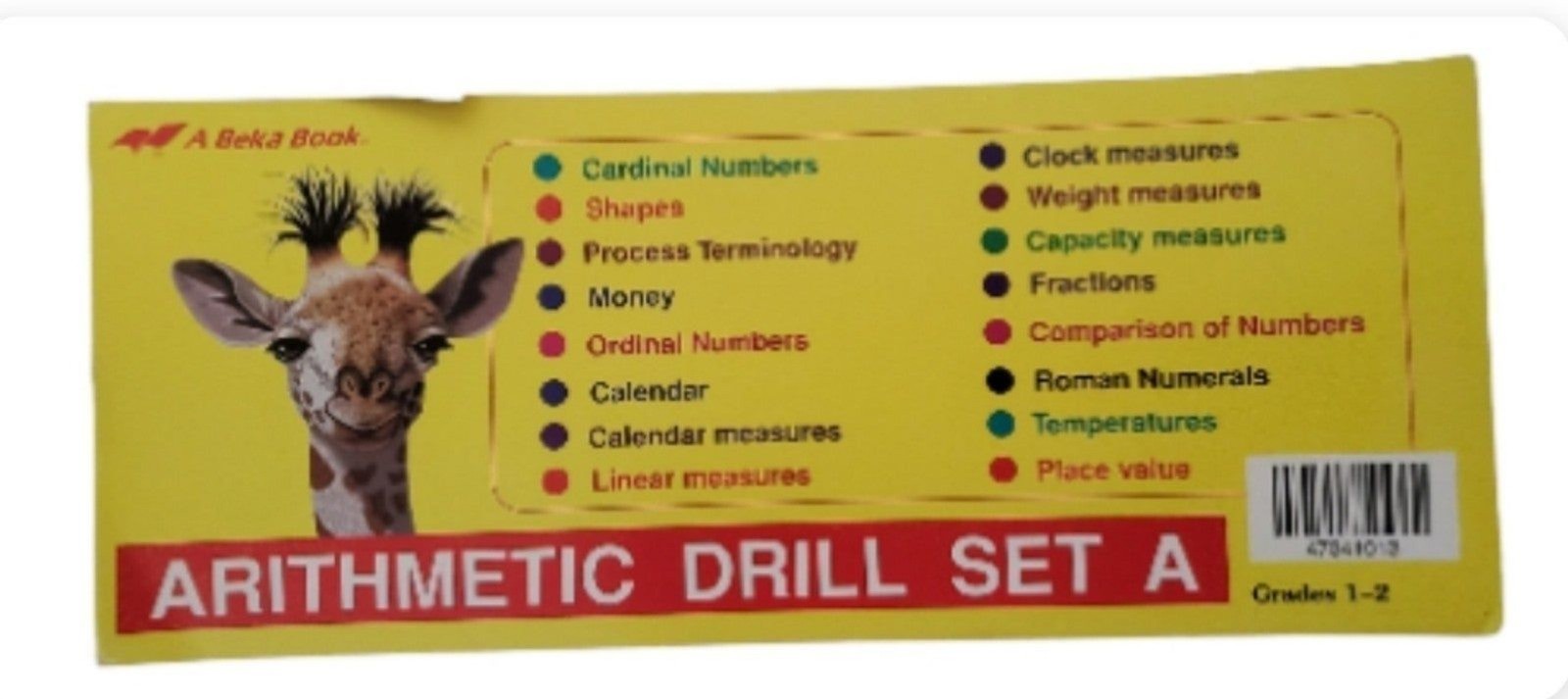 Arithmetic cards