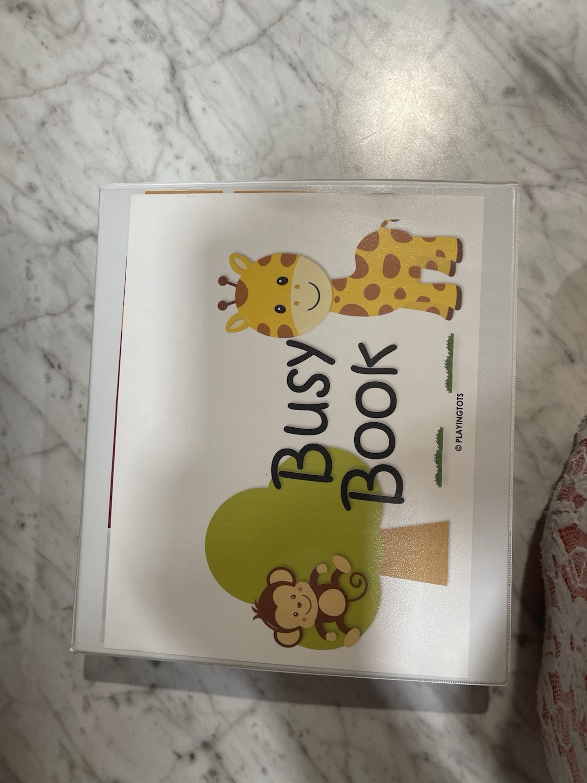 Preschool Busy Book Binder