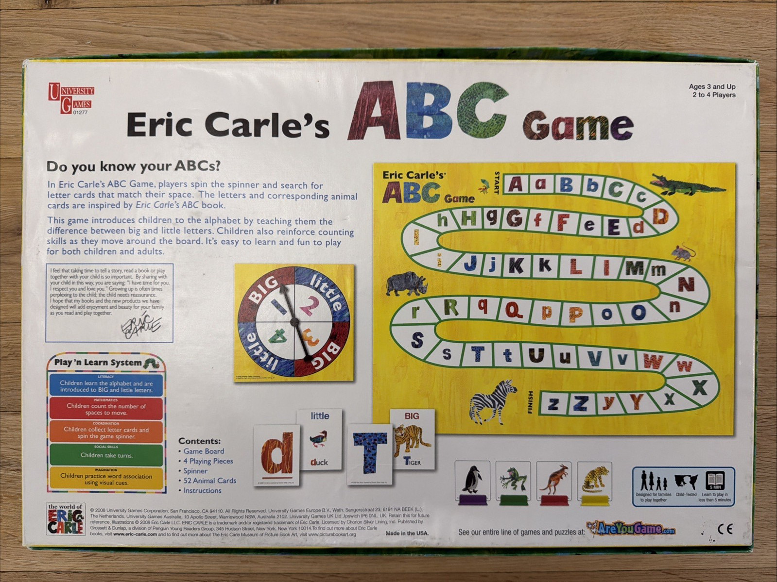 Eric Carl ABC Preschool Educational Alphabet Recognition Learning Game