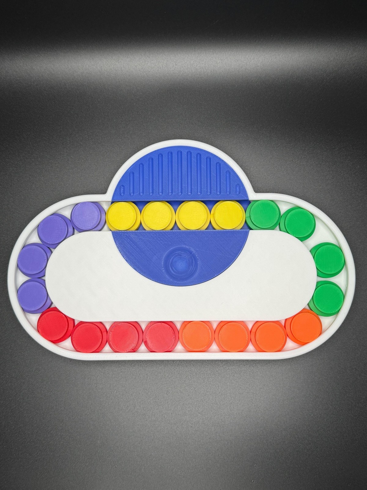Top Spin Puzzle – High Quality 3D Printed Mind Game for Kids & Teachers – Fun