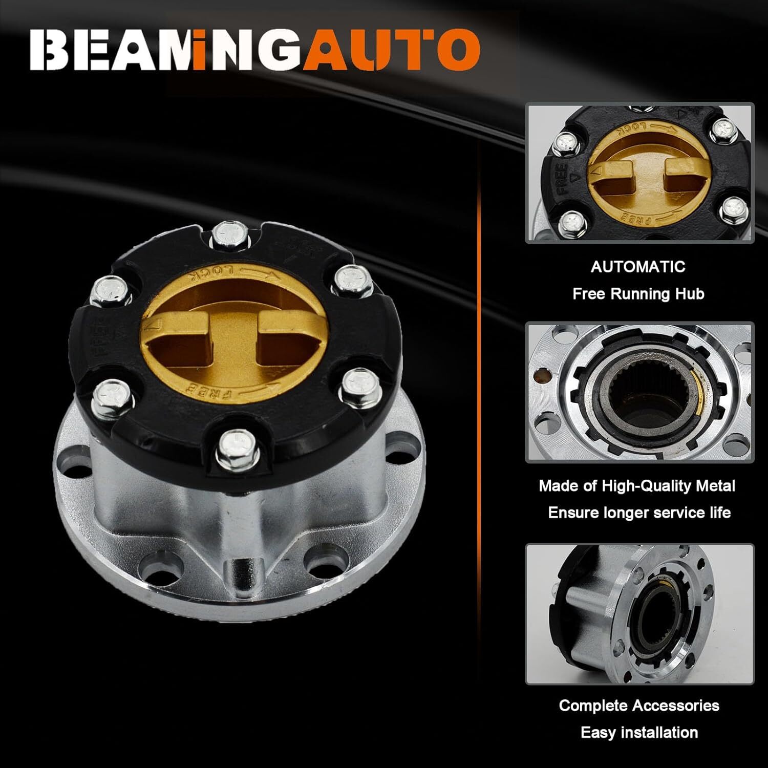 Free Wheel Manual Locking Hub 43530-69045 for Toyota 4×4 Land Cruiser HZJ80,FZJ