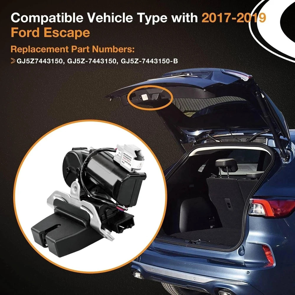 Liftgate Lock Actuator Trunk Latch Compatible with 2017 2018 2019 Ford Escape,