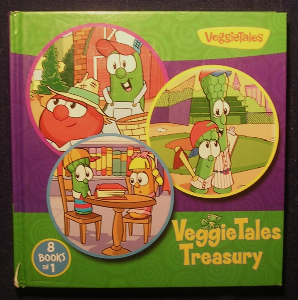 Veggie Tales Treasury, 8 Books in One, Hardcover Modern Day Children’s Book