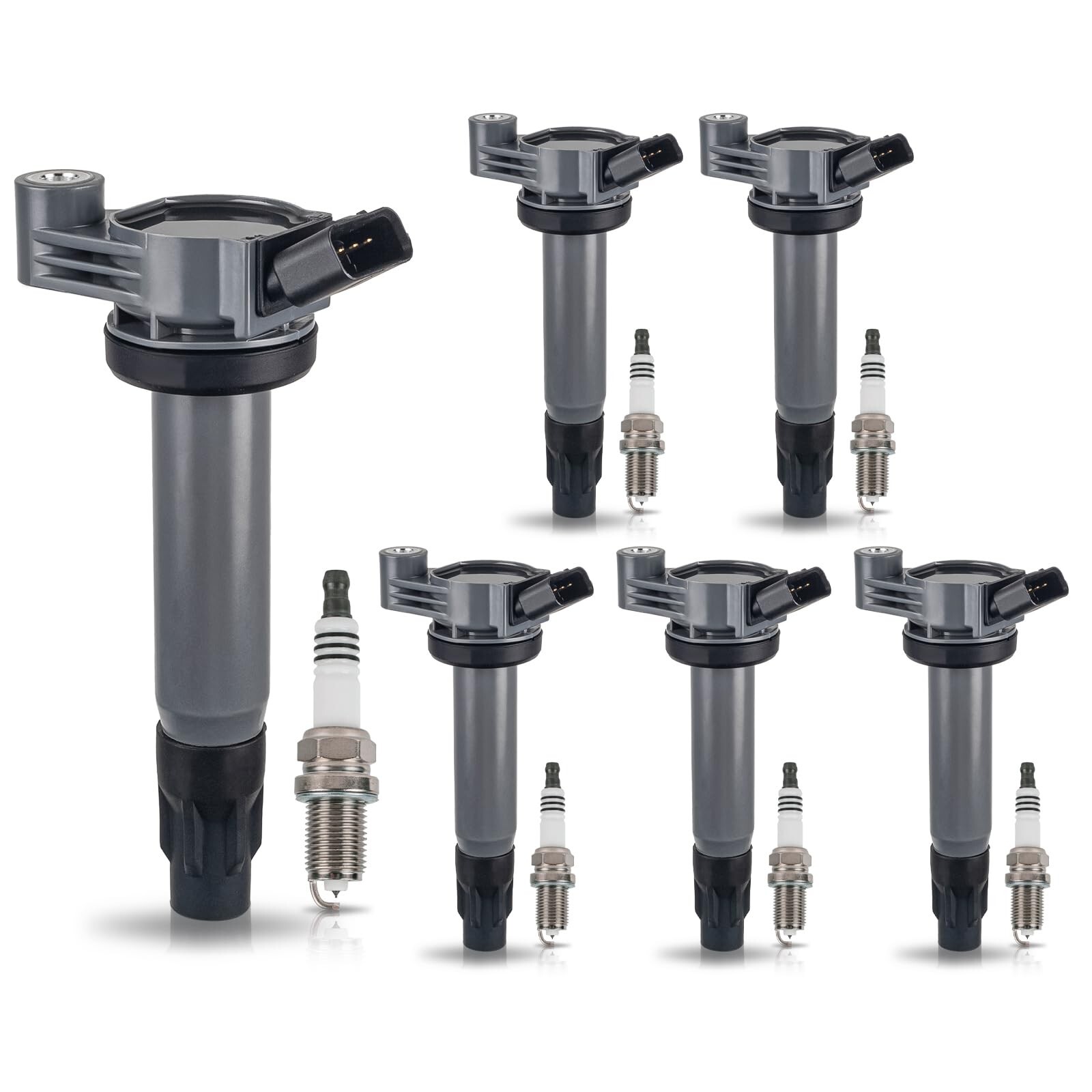 ENA Set of 6 Ignition Coil Pack with Spark Plug 3.3L 3.3 V6 2004 2005 2006 20…