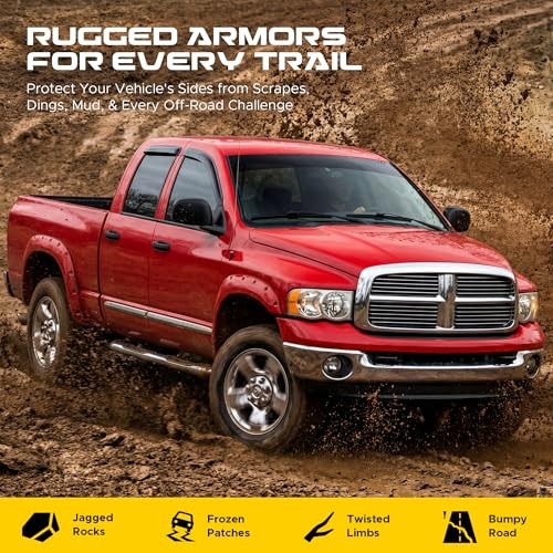 02-08 Dodge Ram 1500 2500 3500 Rocker Panels Quad Extended Cab Half Size Rear