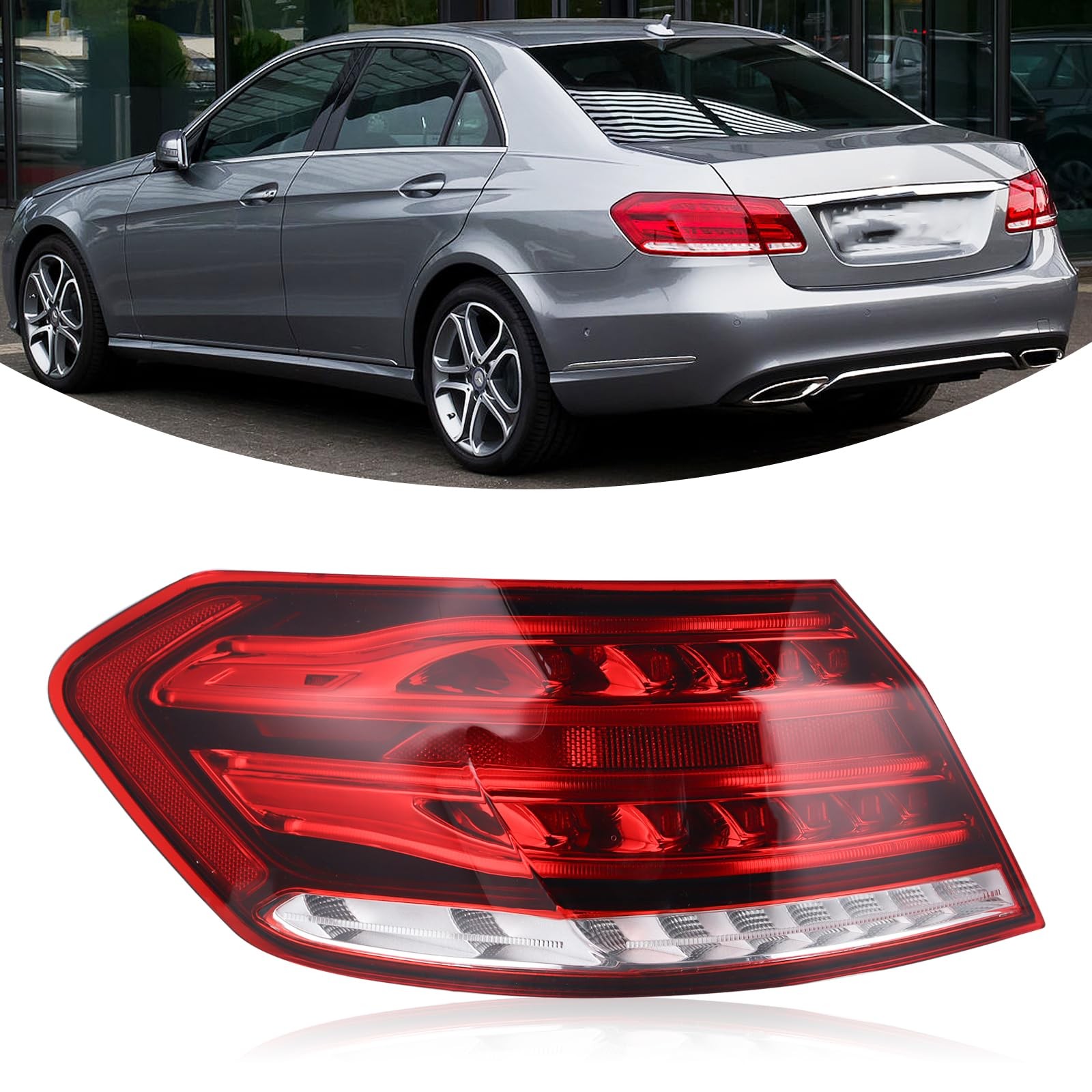 LH USA Type Outer Tail Light Mercedes E Class 2014-2016