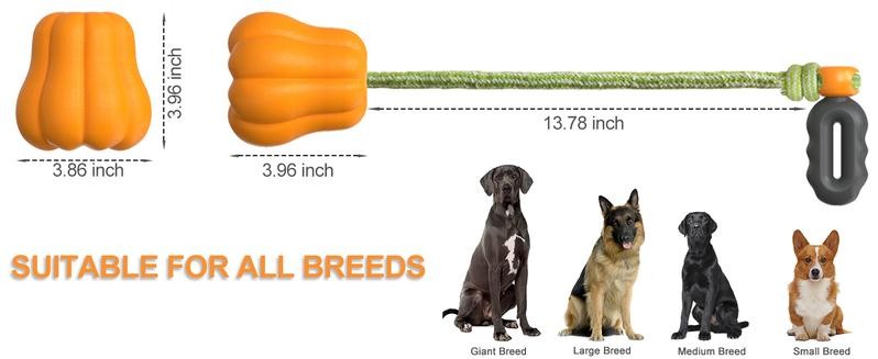 PROKEl Dog Rope Fetch Exercise ToyforMedium Large Aggressive Chewers BreedDogsC