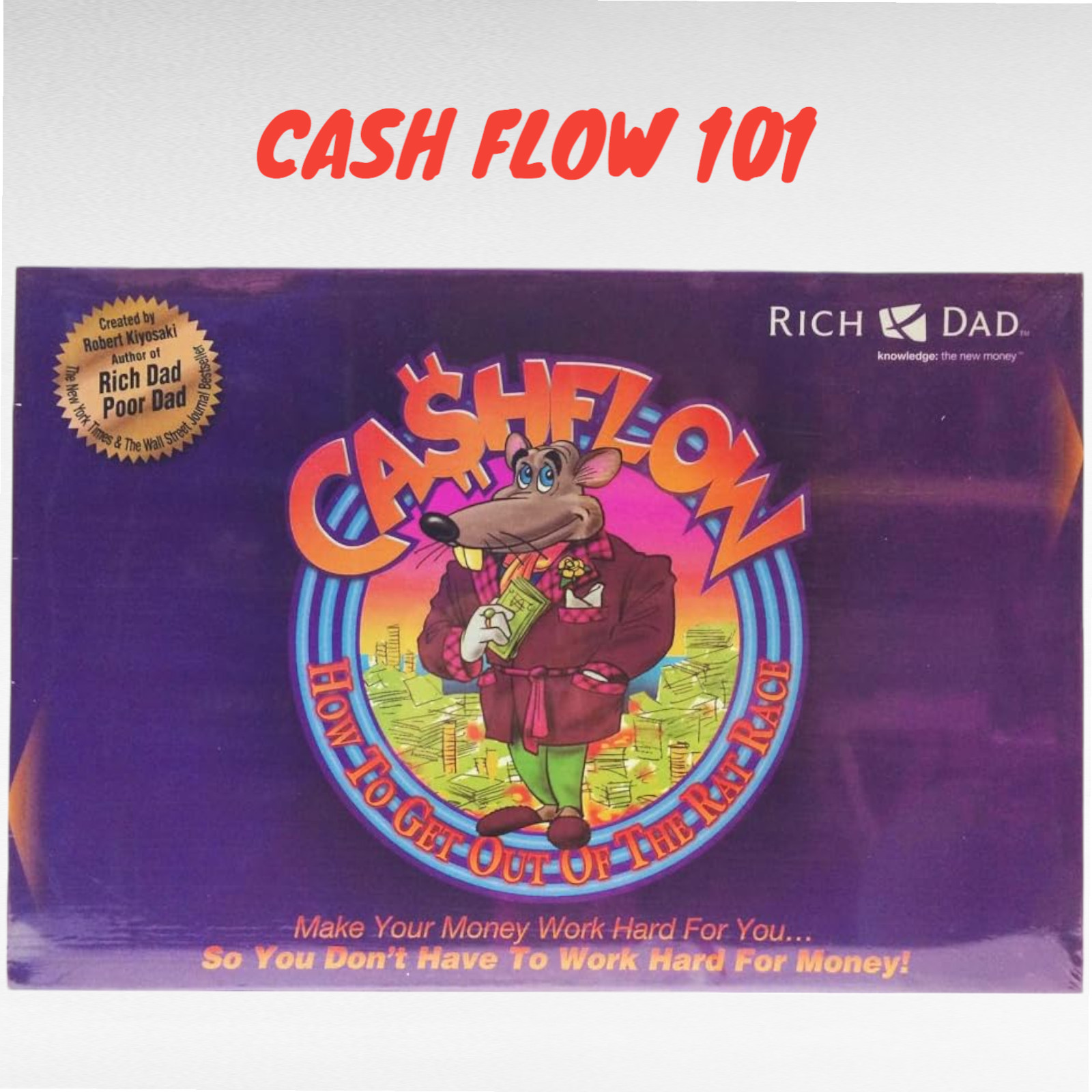 Cashflow 101 & 202 Rich Dad Board Game English Adult Kids Gift Free Ship DHL