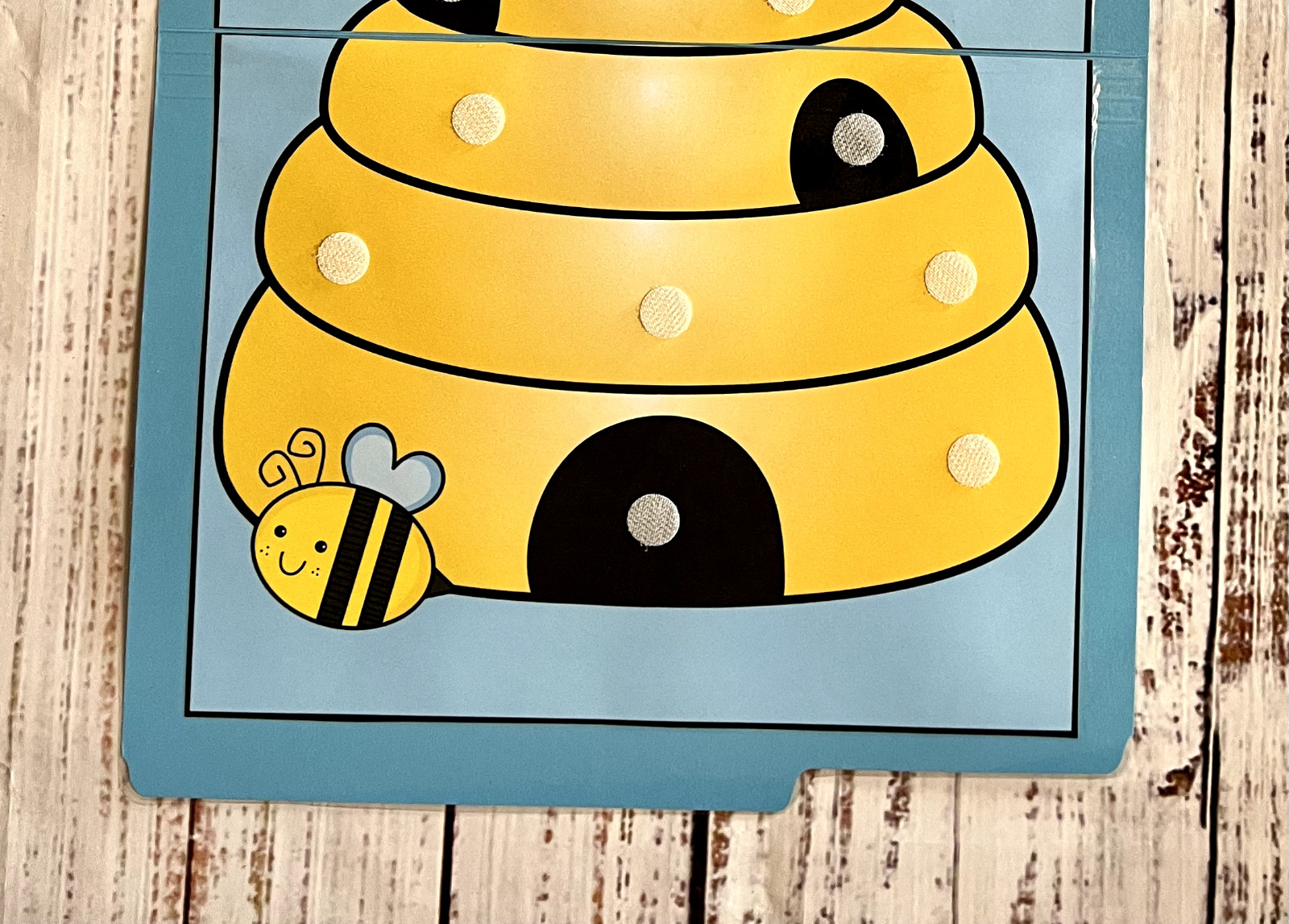 Buzzy Beehive Errorless File Folder Game Phonics Autism Special Ed. Preschool