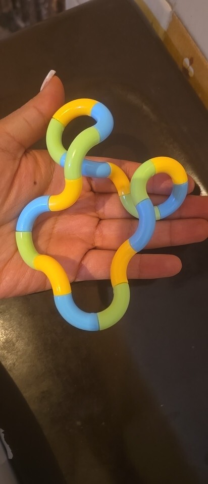 Genuine Tangle Classic Junior Highly Tactile Fidget Stress Kids Toy ASD Hand Toy