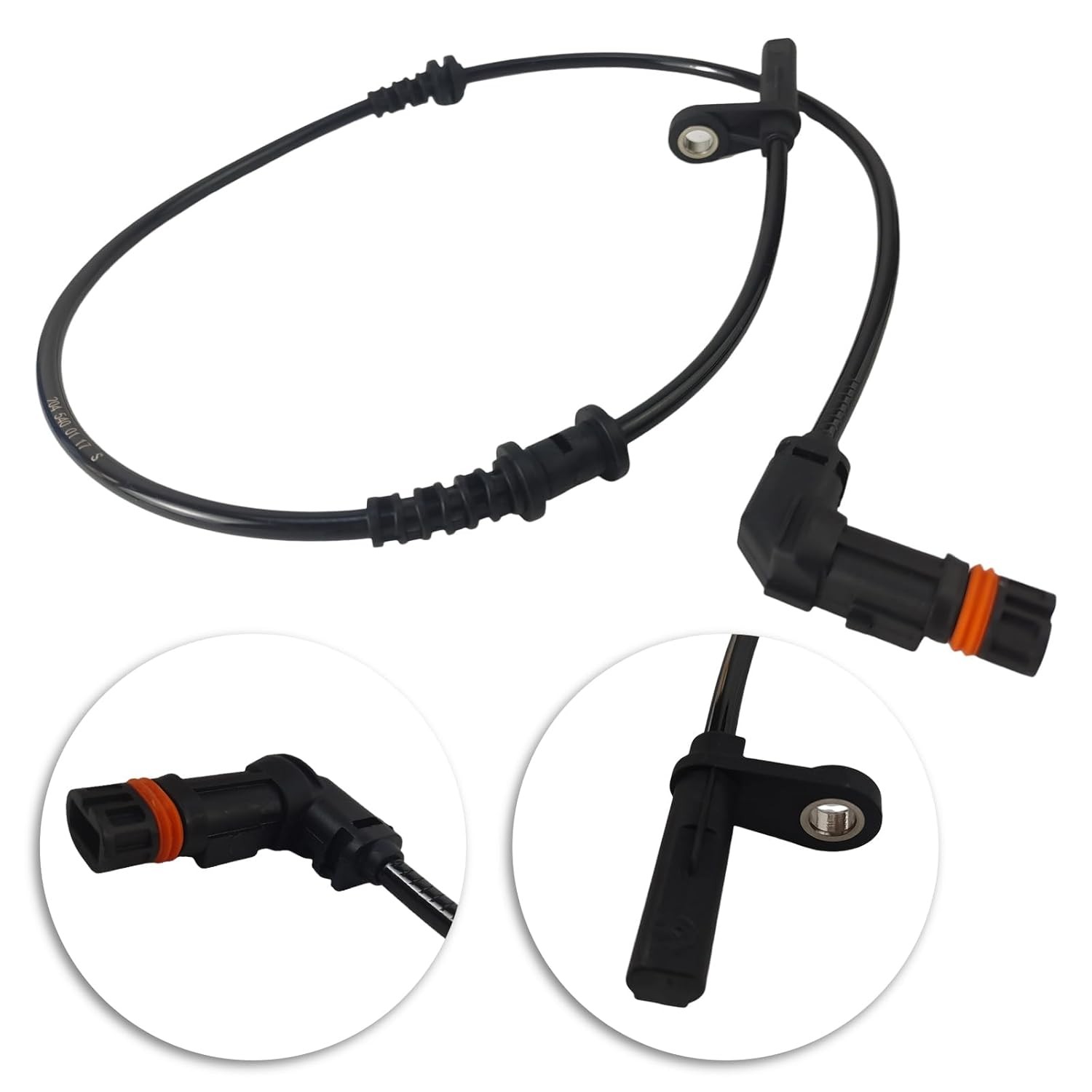 4PCS L/R Wheel Speed Sensor, Suitable 2007-2015 for Mercedes Benz C200K C280 C63