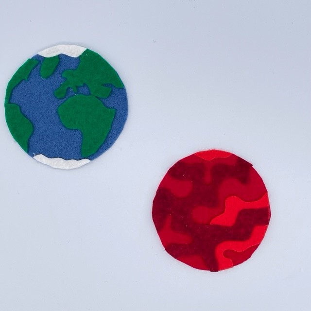 Our Solar System Felt Set for Felt or Flannel Board Play