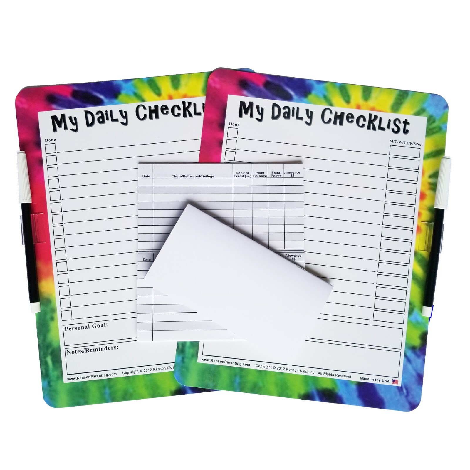2 Kids On Track! Responsibility & Behavior System for tweens checklist 8+ chores