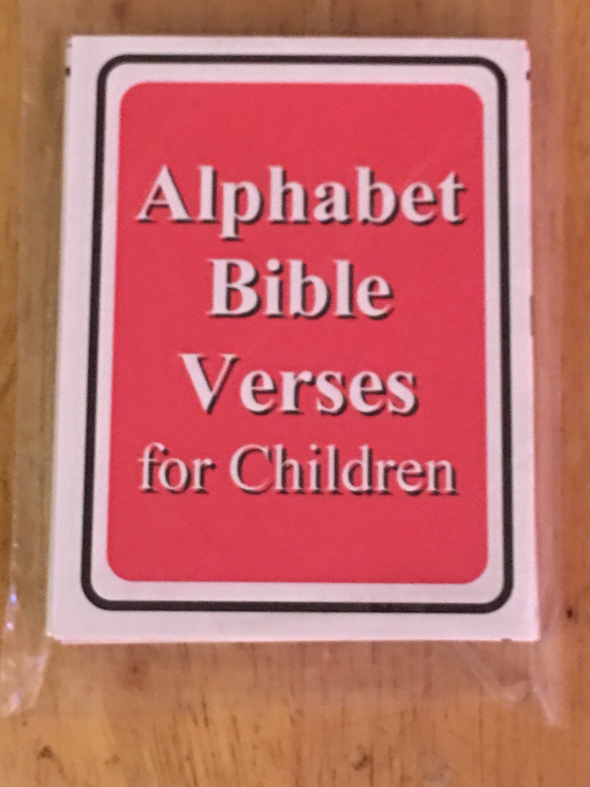 Alphabet Bible Verses For Children – Mini Student Deck 3.25 x4.25
