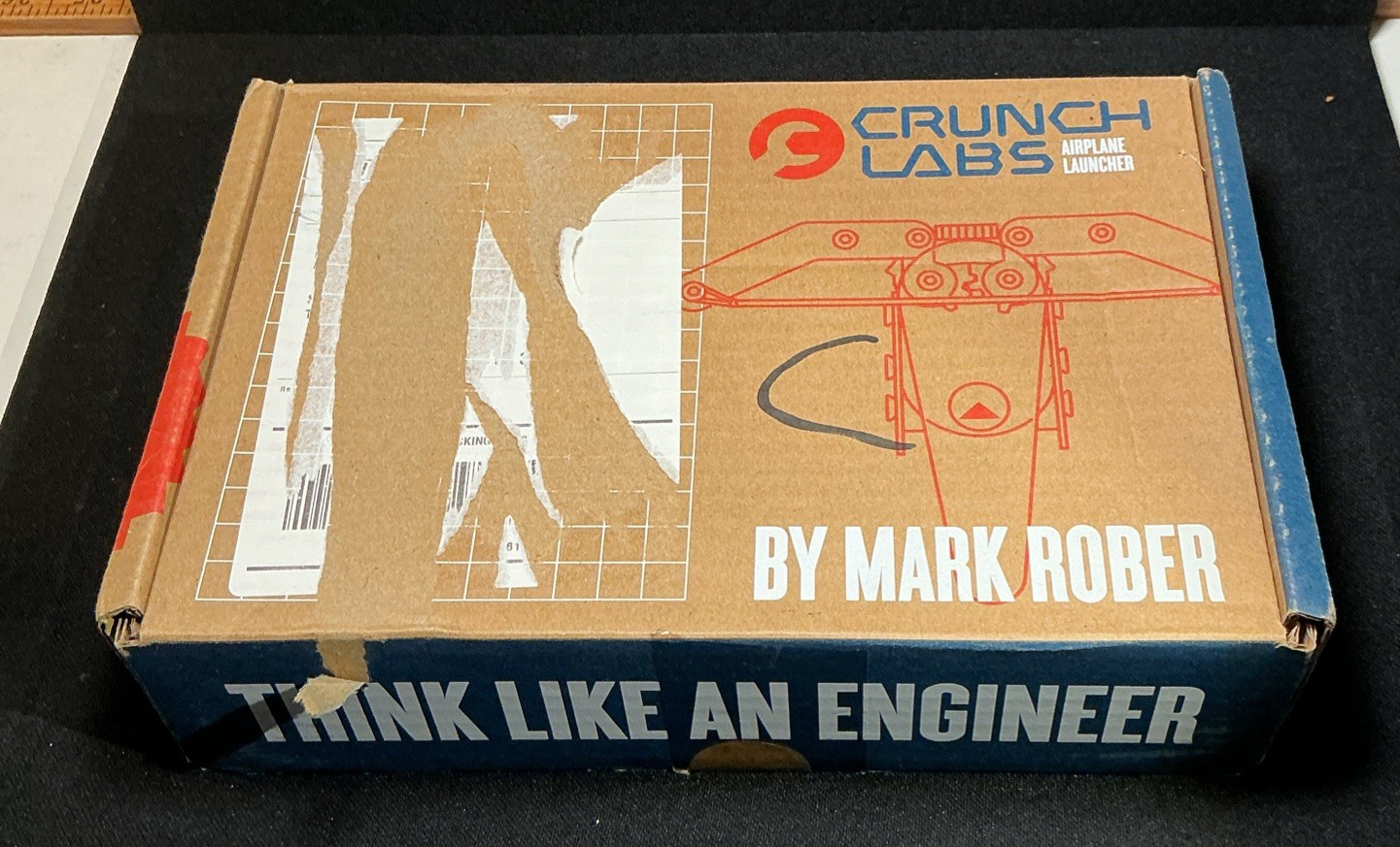 Crunch Labs Mark Rober S.T.E.M. Build Box Airplane Launcher Think Like Engineer