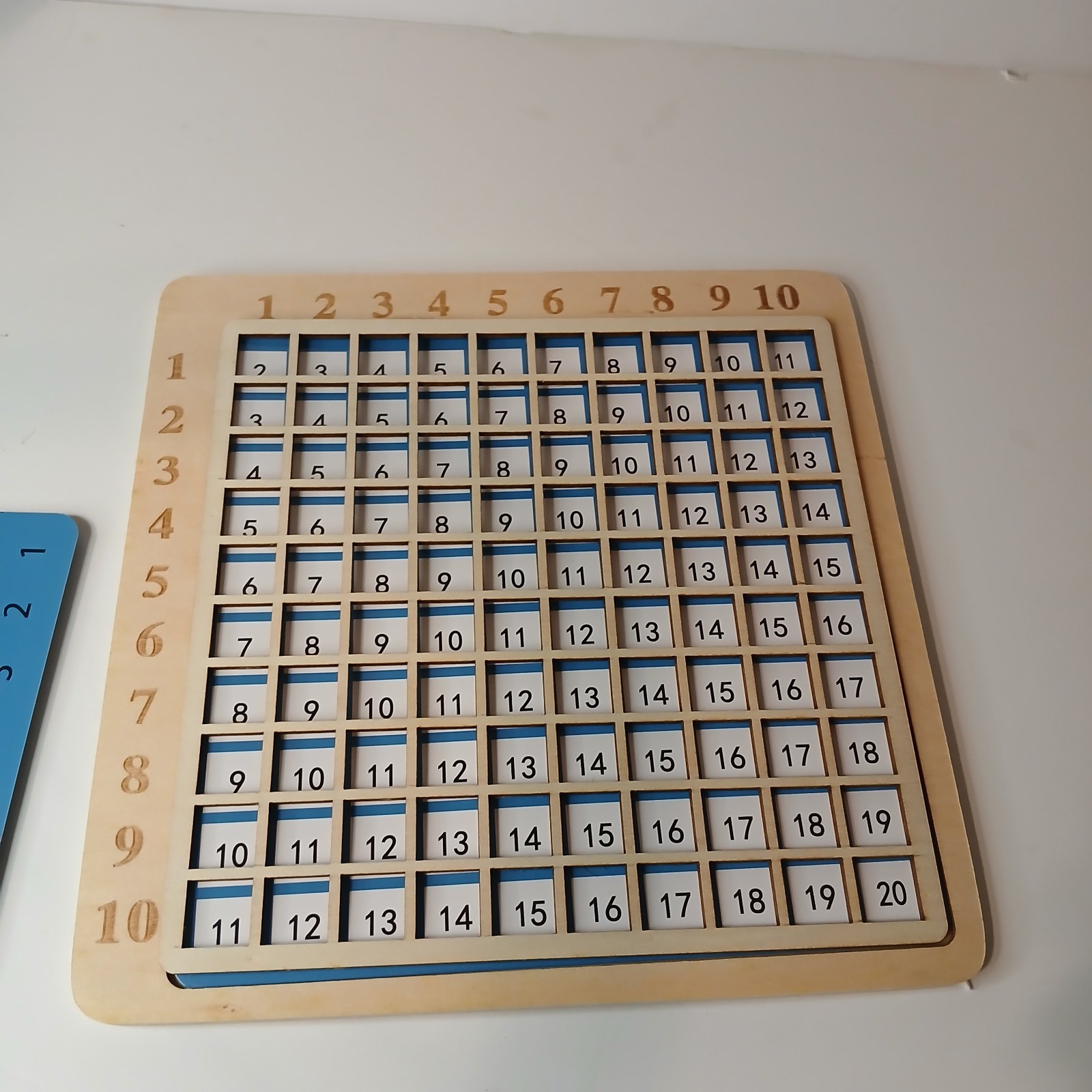 Kabeiqi Wooden Multiplication Addition Board Game Math Table Board Games
