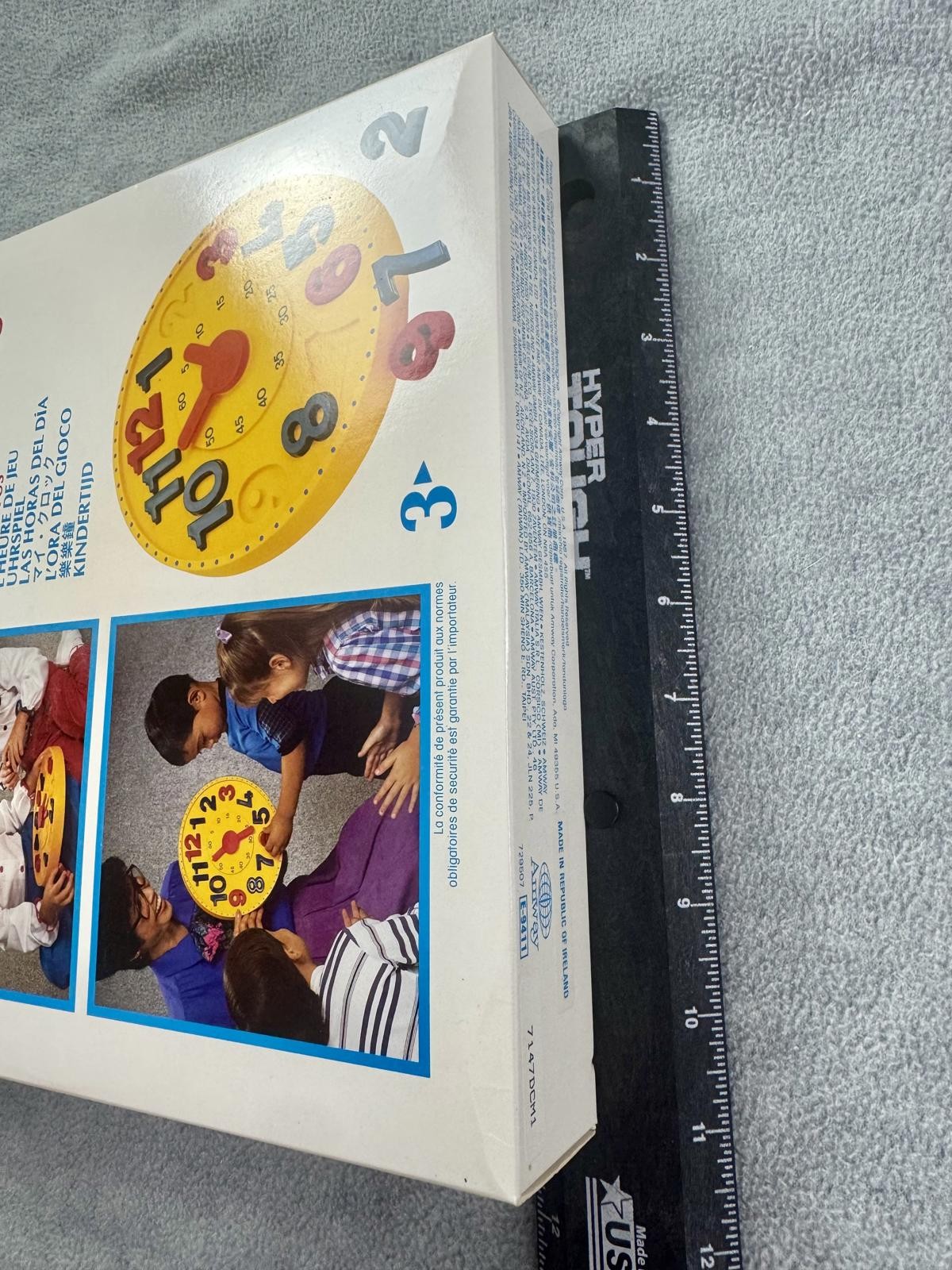vintage amway grow wise NIB play clock toy learning numbers teaching time