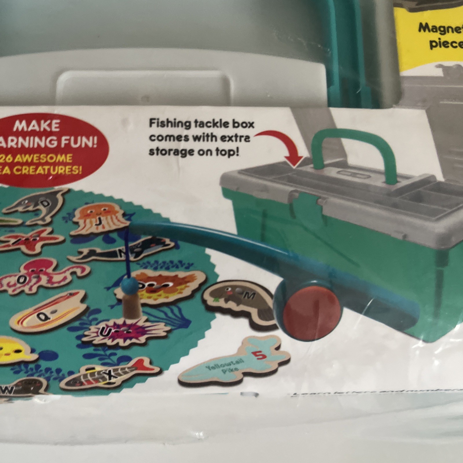 Magnetic Fish & Find Child’s Matching Memory Game ABC 123 New 3+ Christmas Gift