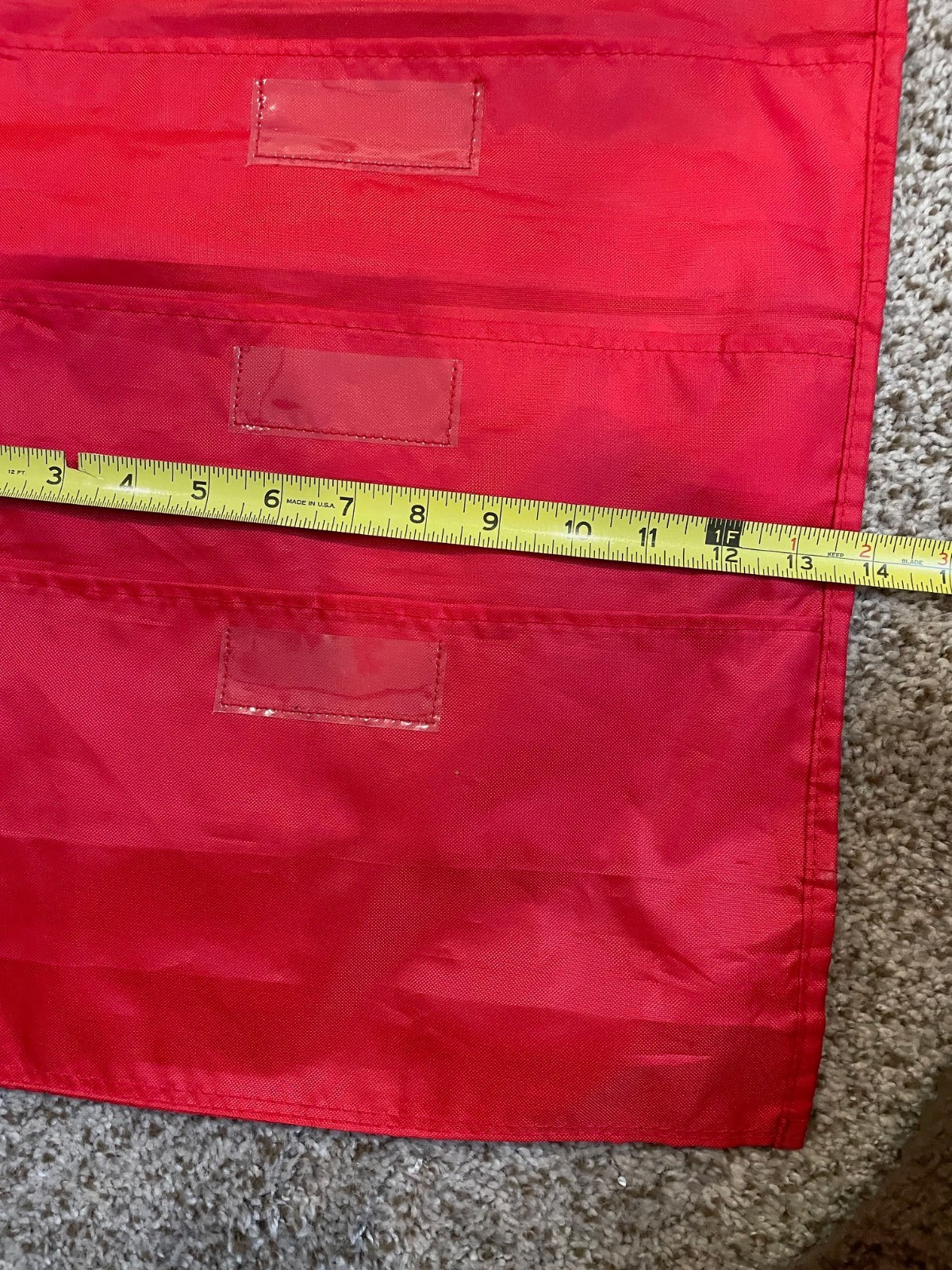 Educational Insights Set of 2 Pocket Charts, Red, 54×14, Long, Schedule, Classrm