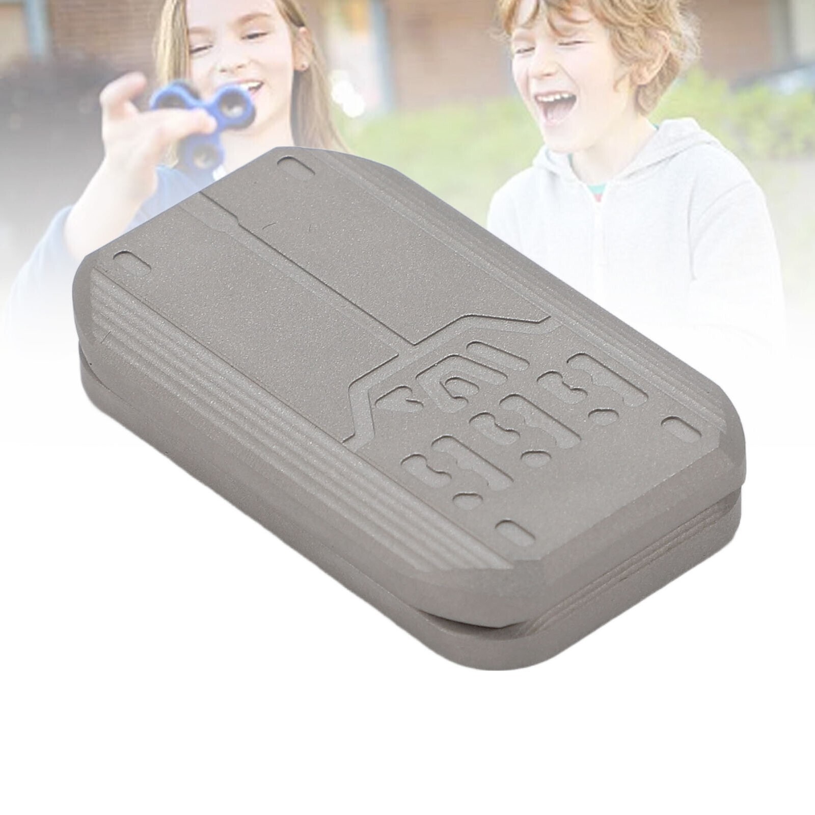 Metal Haptic Push Slider Stainless Steel Enhancing Attention Portable Push Card