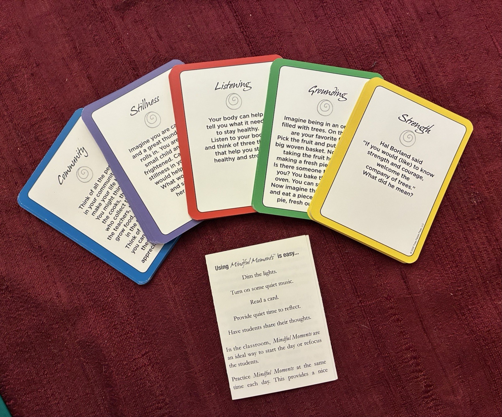 Yoga Calm for Children: Educating Heart, Mind, and Body – Card Deck Only