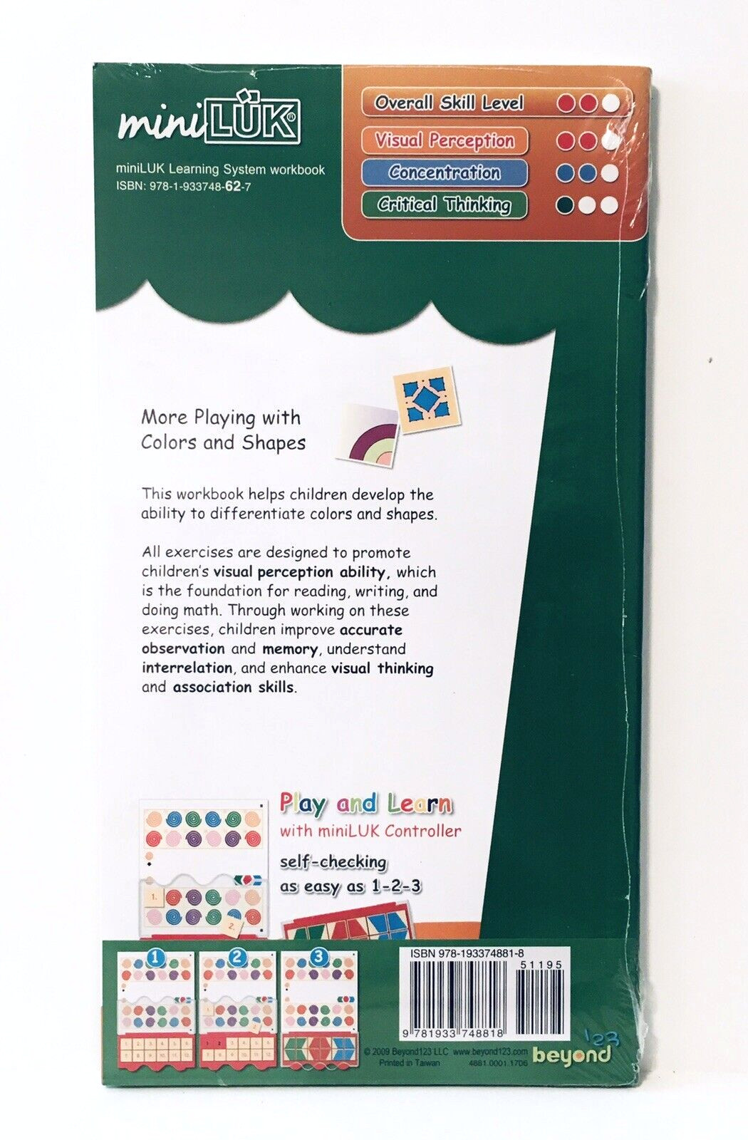 miniLUK Workbook Set for K-2, Ages 5-7
