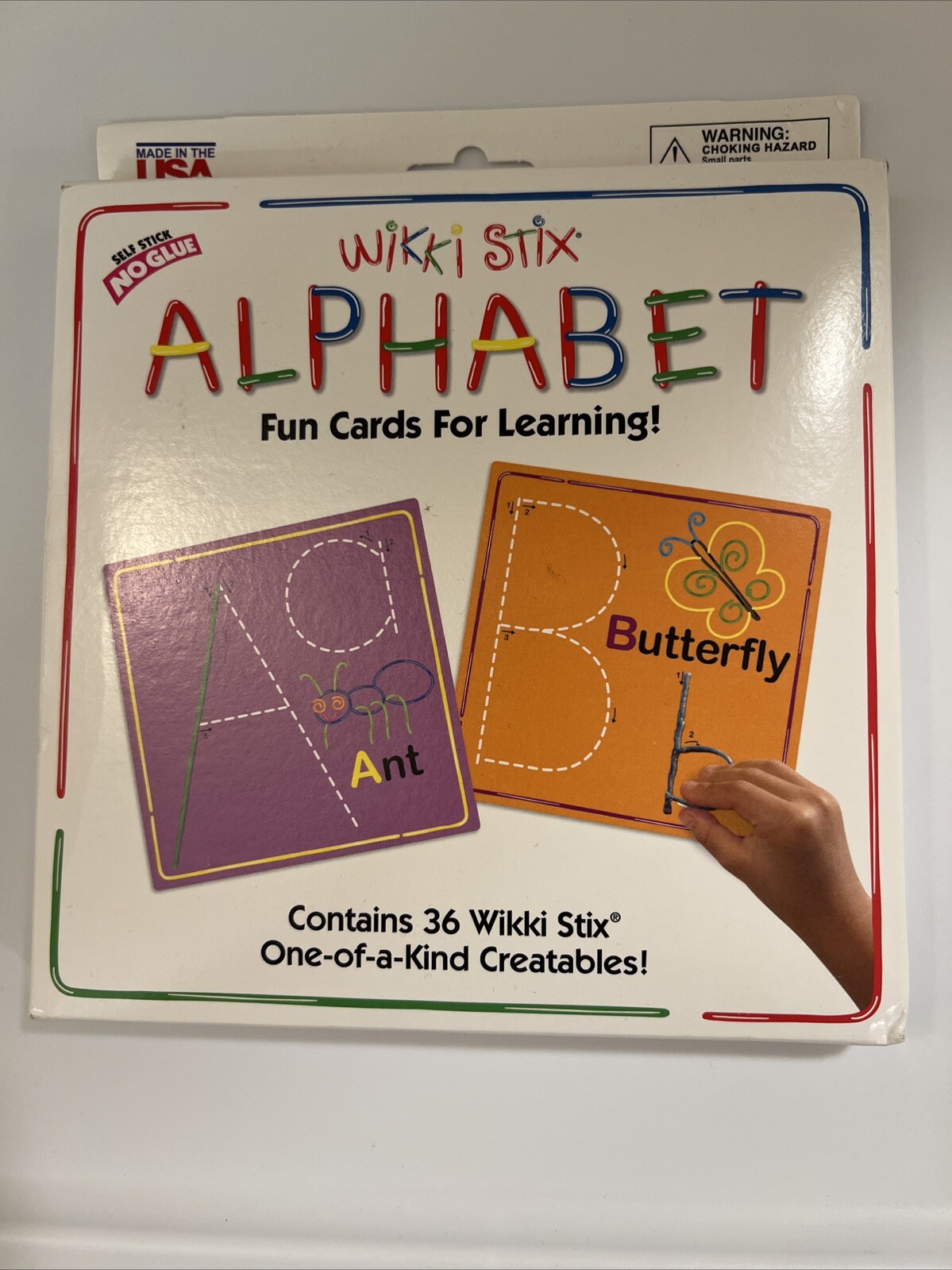 Wikki Stix Alphabet Fun Cards A-Z For Learning New