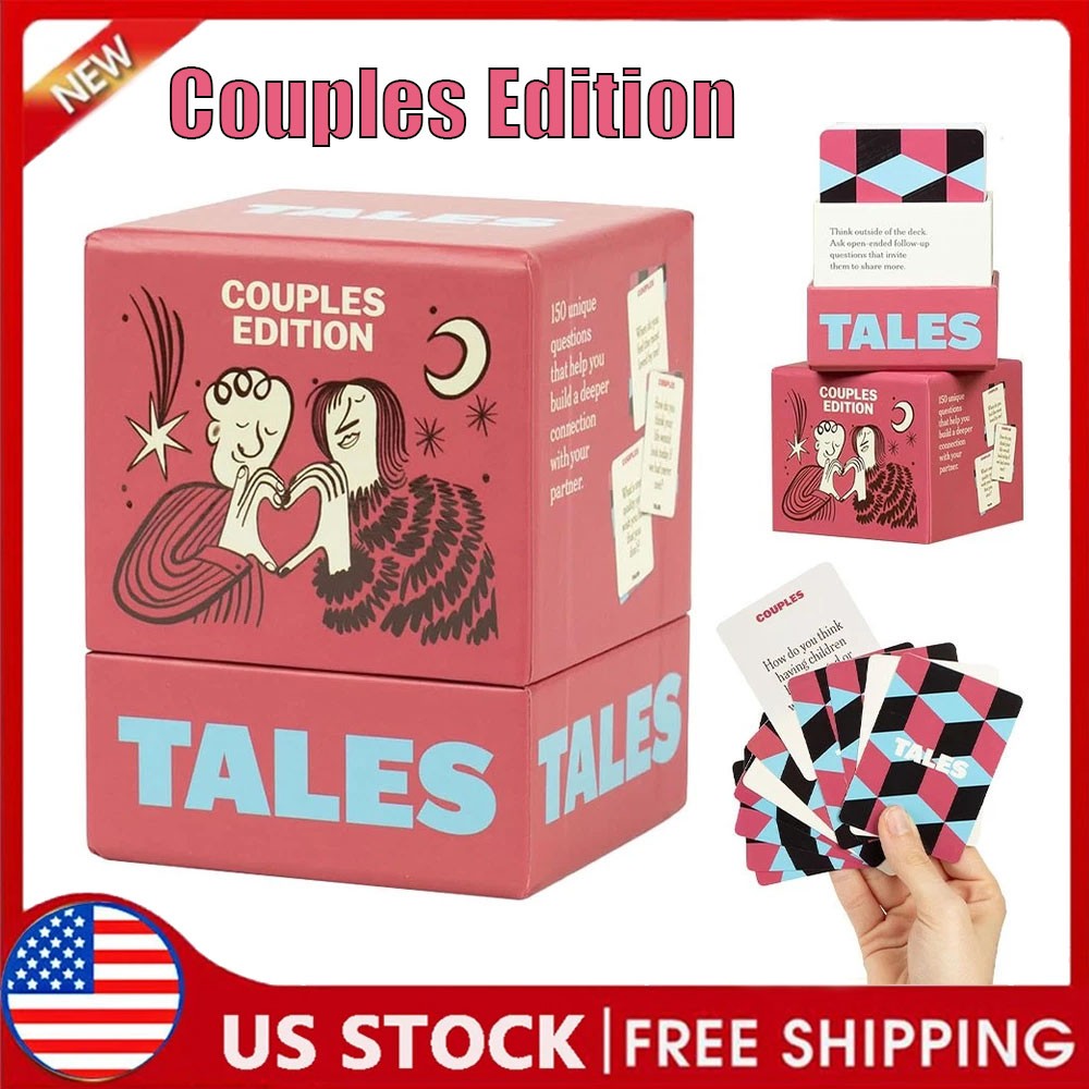Conversation Starter Cards Card Game For Couples Edition Board Game gift NEW！
