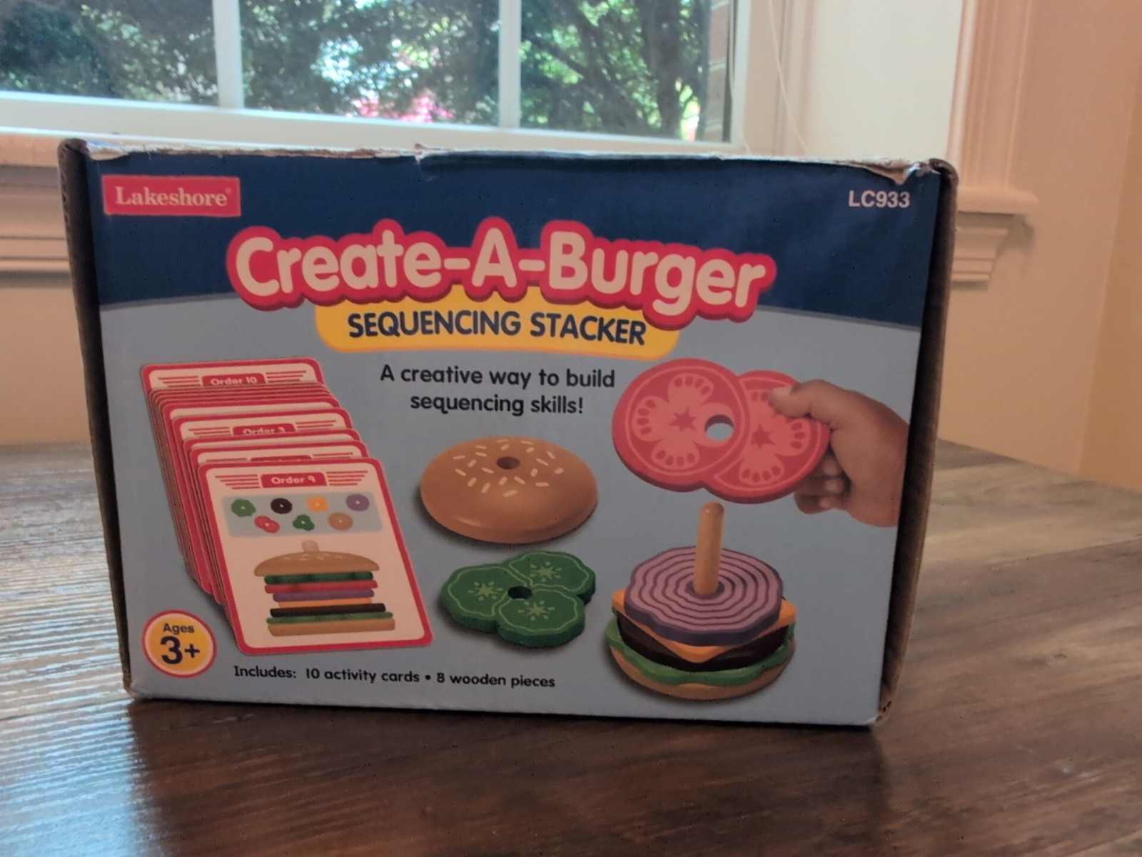Lakeshore Create A Burger Sequencing Staker