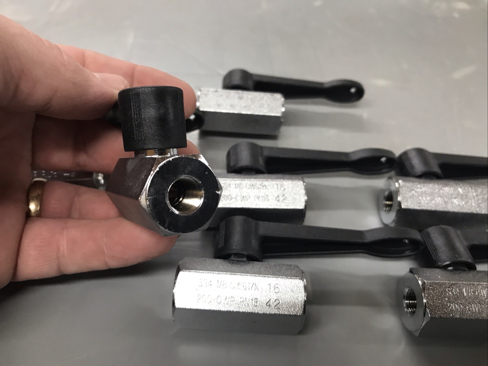 Lot Of 7 S34 1/8 CW617N 16 200-CWP PN15 42 Drain Flow Valve Made in Italy