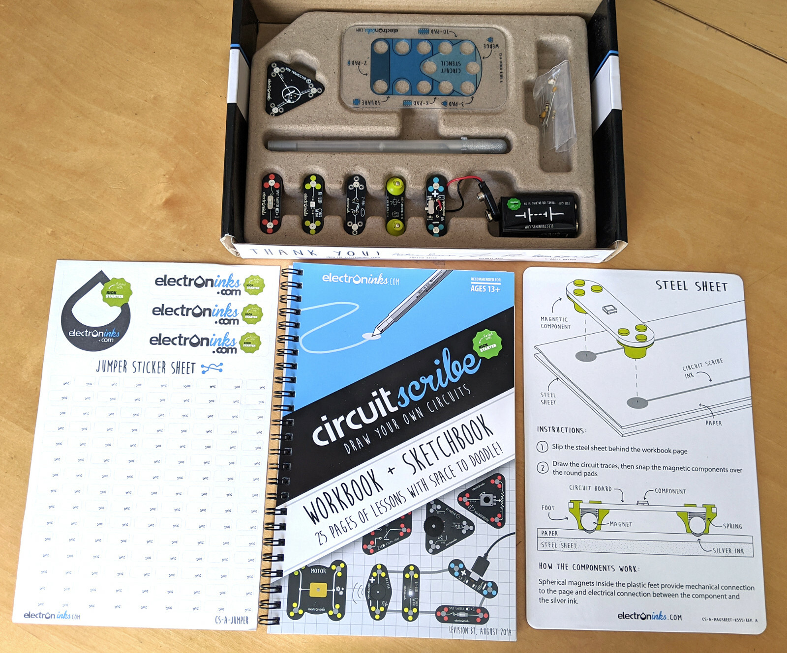 Basic Circuit Scribe Kit ElectronInks – Draw Your Own Circuits