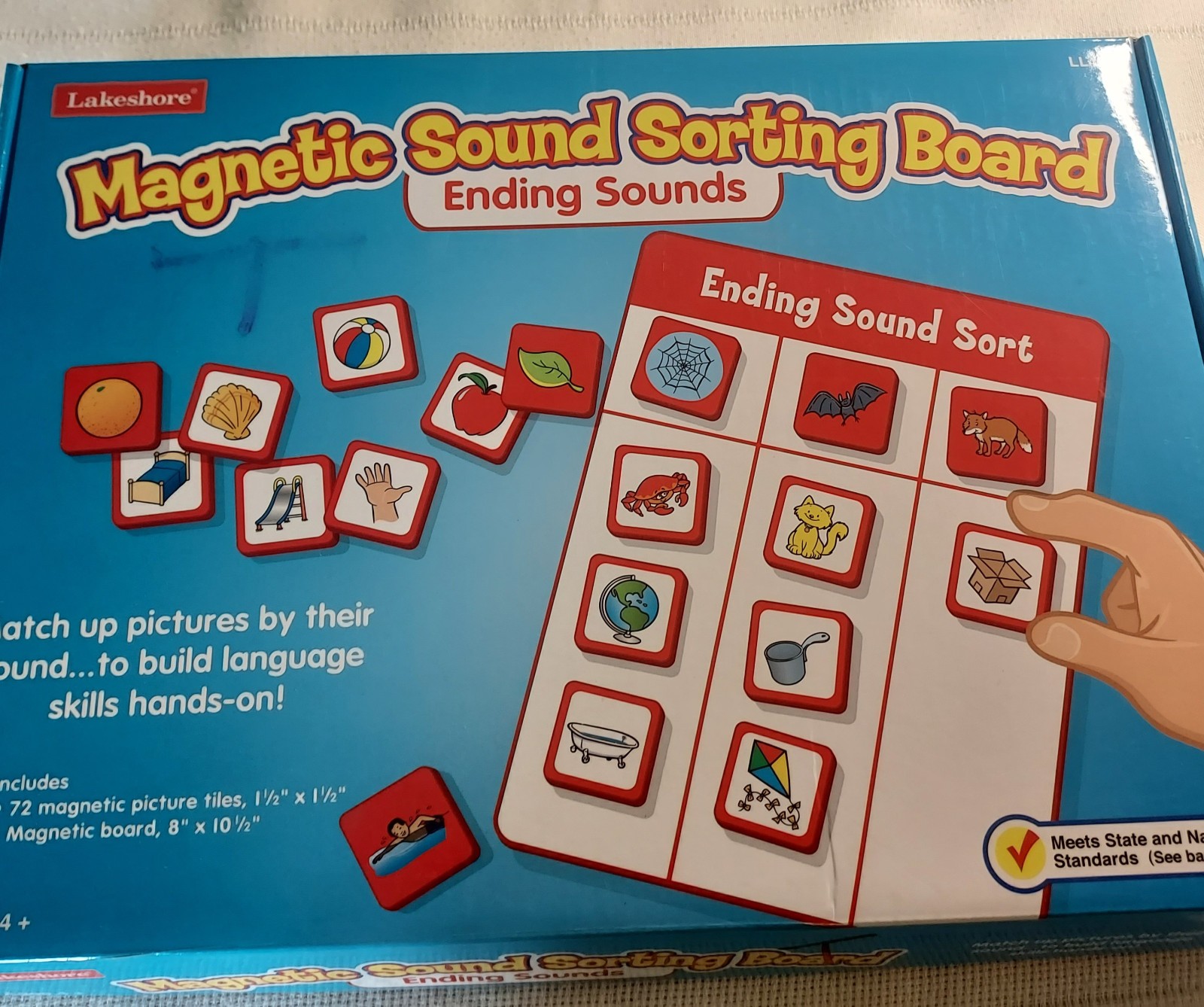 Lakeshore Magnetic Sound Sorting Board Ending Sounds New