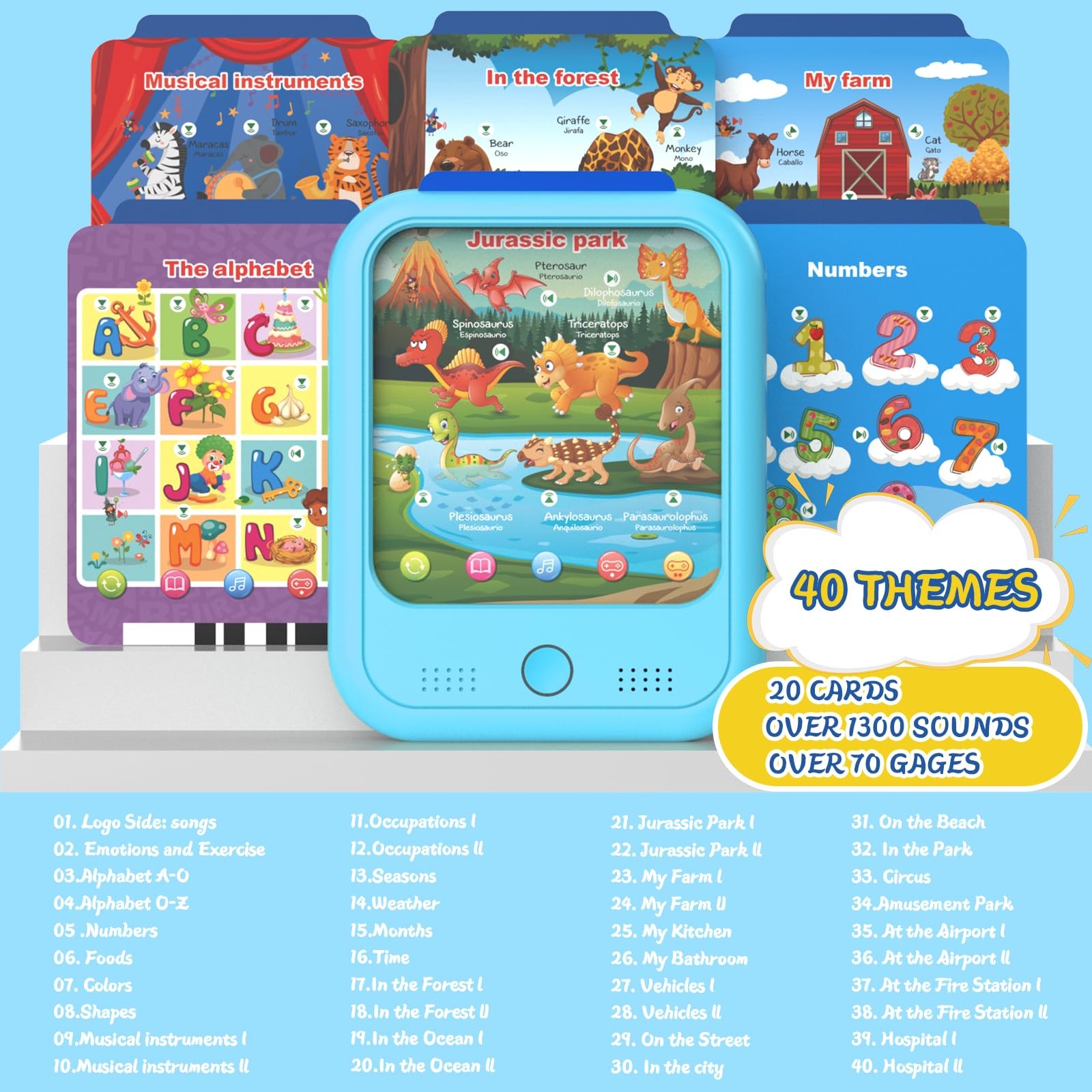 Kids Educational Learning Tablet Toy-Educational Tablet Toy to Interactive Le…