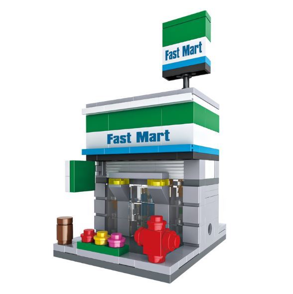 Clearance Sale: Build your Own Street View with Mini BLOCK iBlock 6401