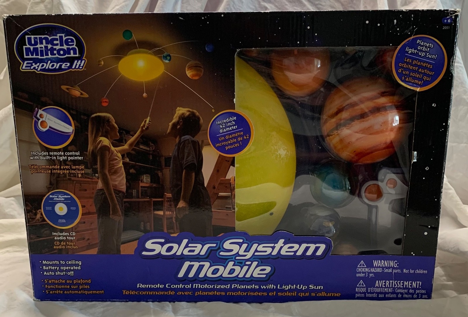 Vintage Uncle Milton Solar System Mobil Large 42 Inch Diameter