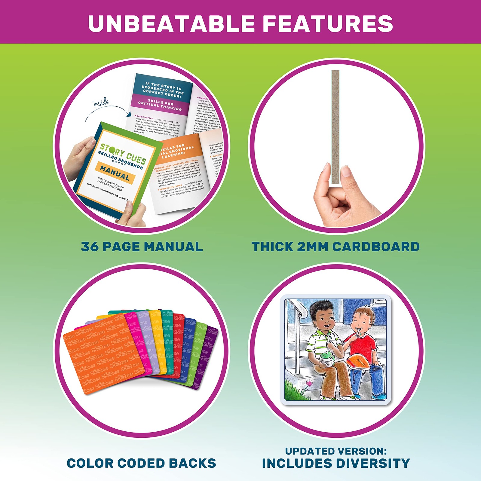 Story Cues Skilled Sequencing Cards, Speech Therapy Materials, Social Skills …