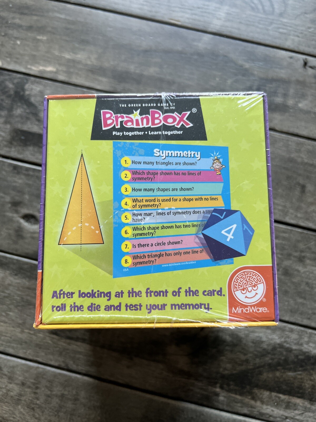 Mindware Brain Box Math age 8+ NEW FACTORY SEALED homeschool education kids gift