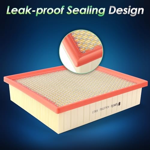 CA10755 Engine Air Filter,Pre-oiled, Longer Lifespan, fit for