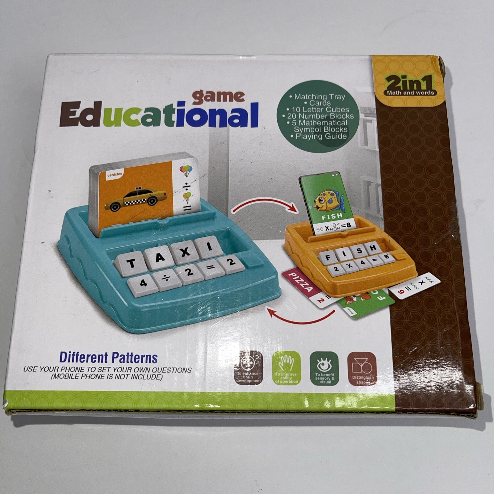 Educational Game – 2 in 1 – Math and Words