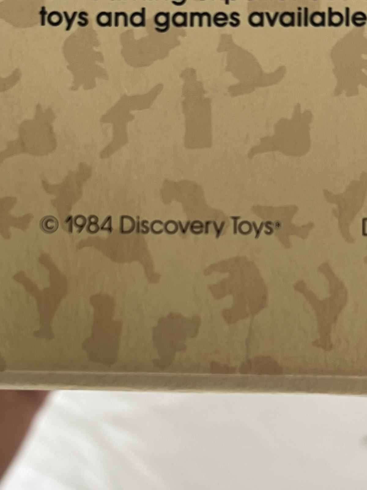 Vintage 1984 Place & Trace Puzzle Stencil Set Preowned Incomplete Discovery Toys