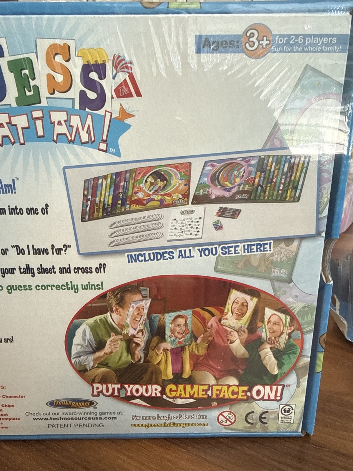 FACTORY SEALED Guess What I Am! Game by Techno Source 2007 Ages 3+