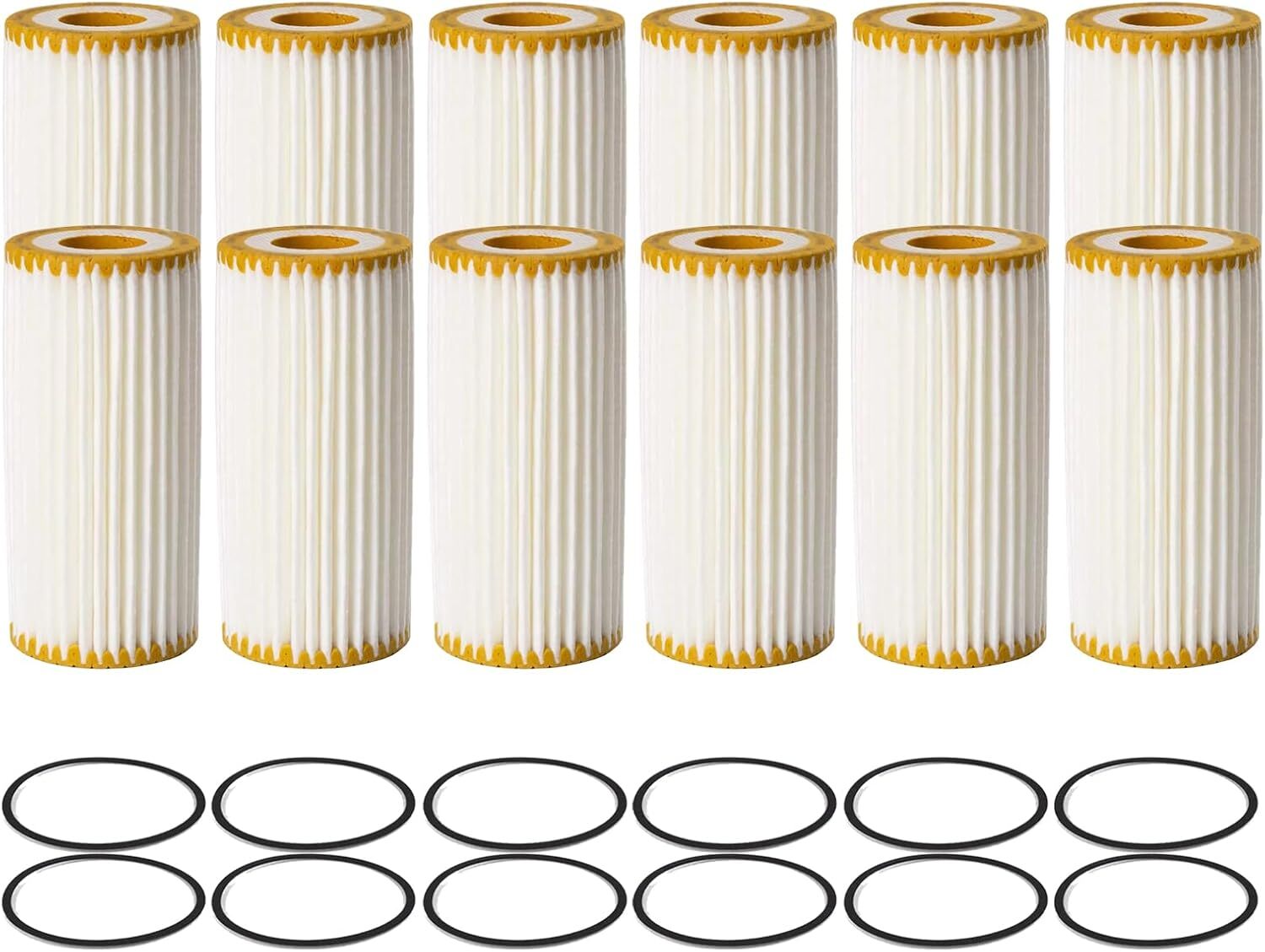 HU6013Z Engine Oil Filter Compatible with VW Golf Jetta Beetle Audi A3 A4 A6 S3