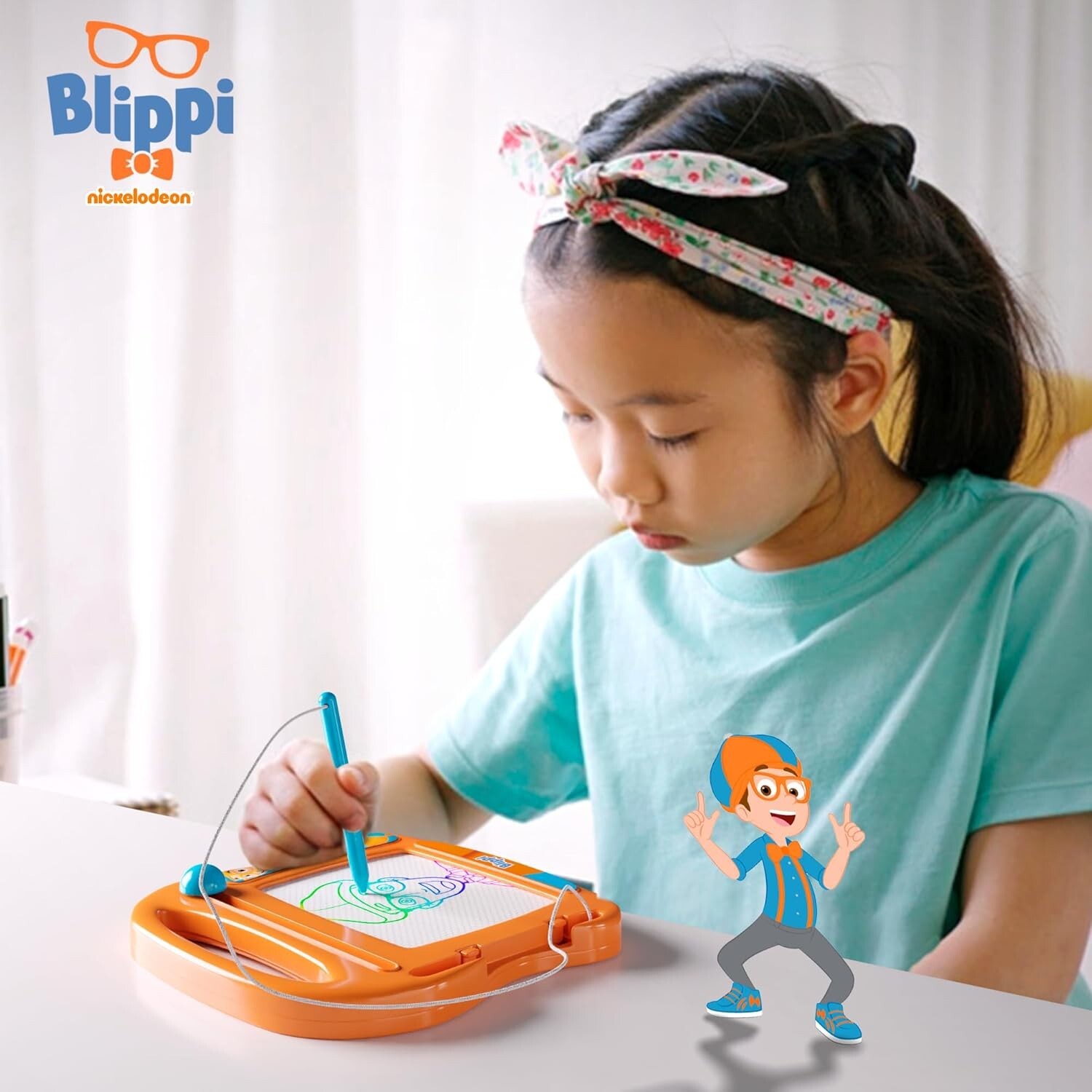 Lollipop Blippi Magnetic Travel Sketcher – A Portable Drawing Pad for Kids