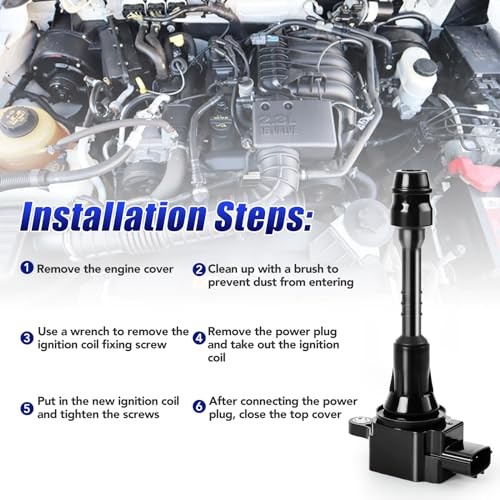 Set of 4 Ignition Coil Pack and Spark Plugs Fits for Nissan Sentra 1.8 L4 2002